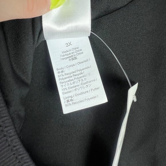 NWT J. Crew Ribbed Cross-Front Cheeky Bikini Bottom Black Plus Size 3X NEW - Picture 5 of 10